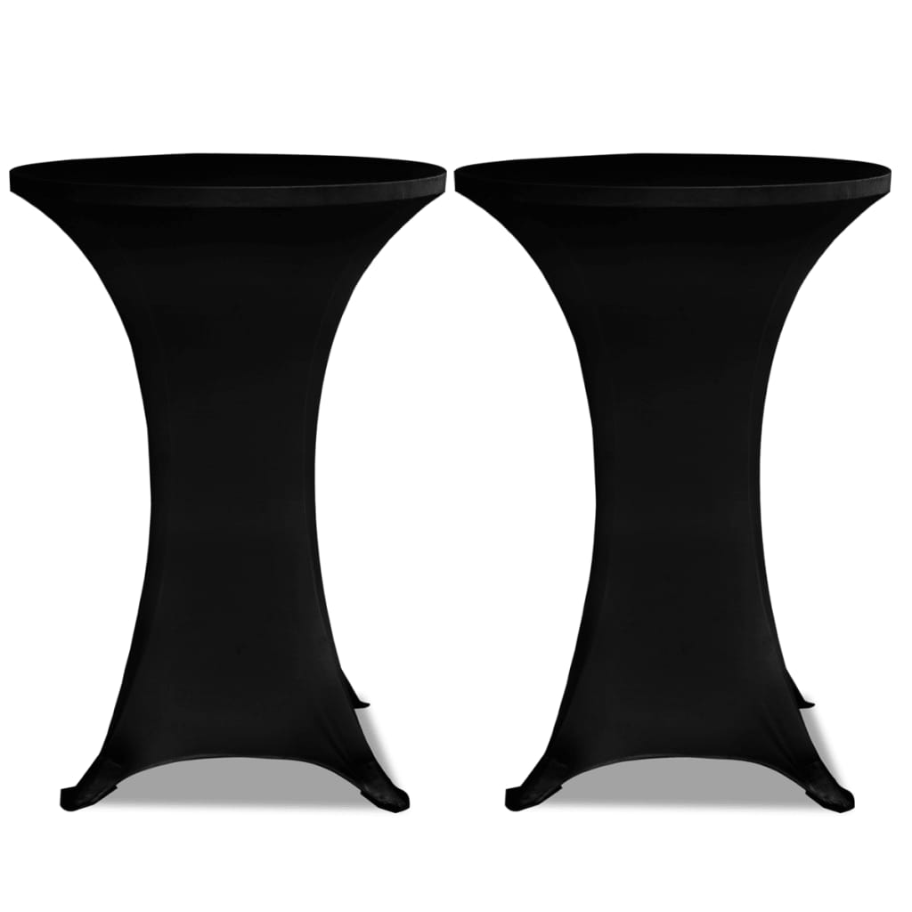 Statafelhoes 4 St Stretch Ø80 Cm Zwart