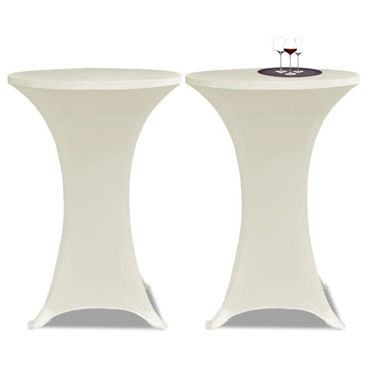 Statafelhoes 4 St Stretch Ø70 Cm Crème