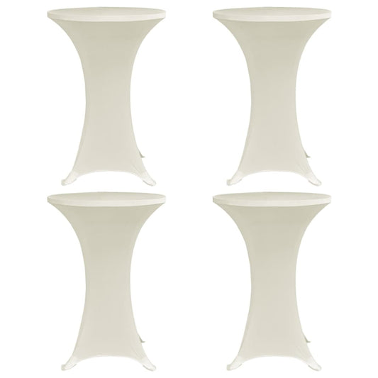 Statafelhoes 4 St Stretch Ø80 Cm Crème