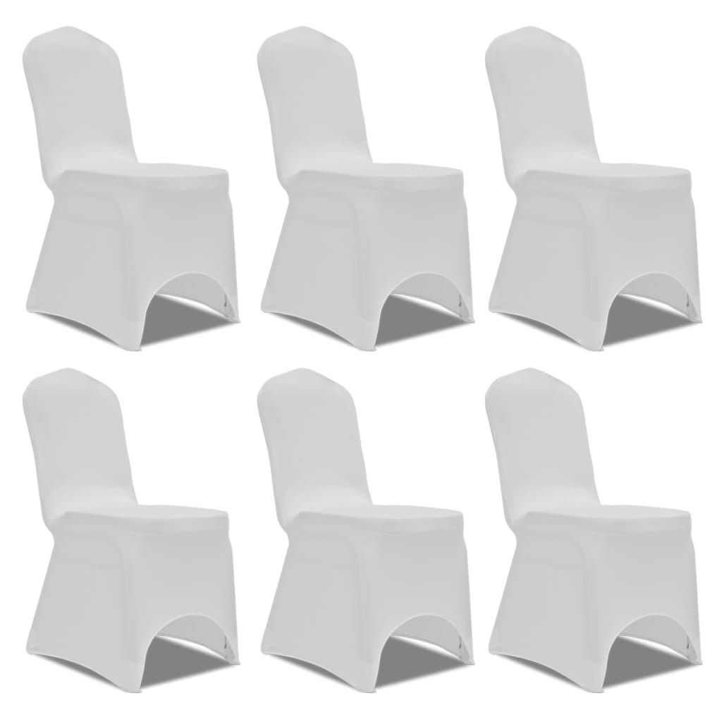 Stoelhoezen Stretch 12 St Wit