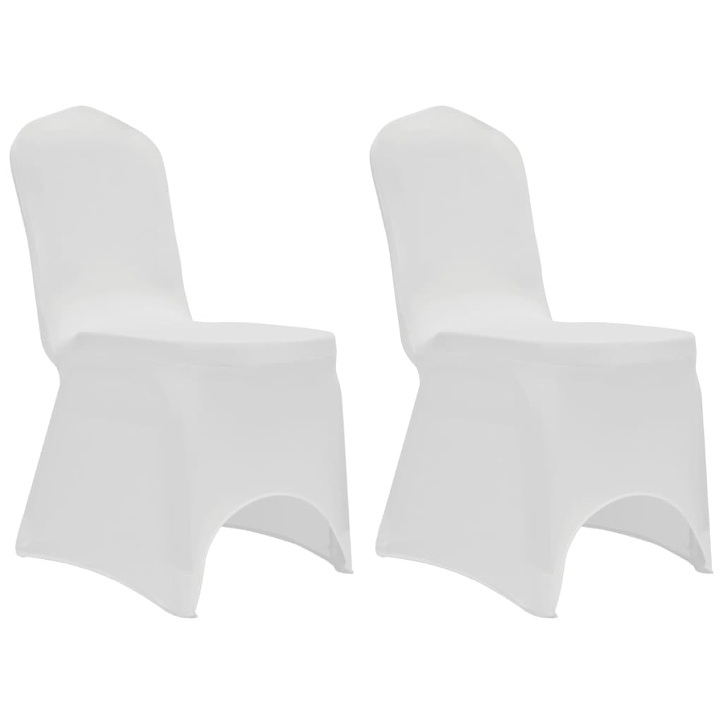 Stoelhoezen Stretch 12 St Wit