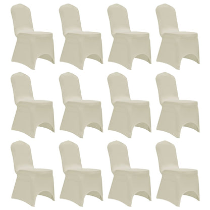 Stoelhoezen Stretch 12 St Crème