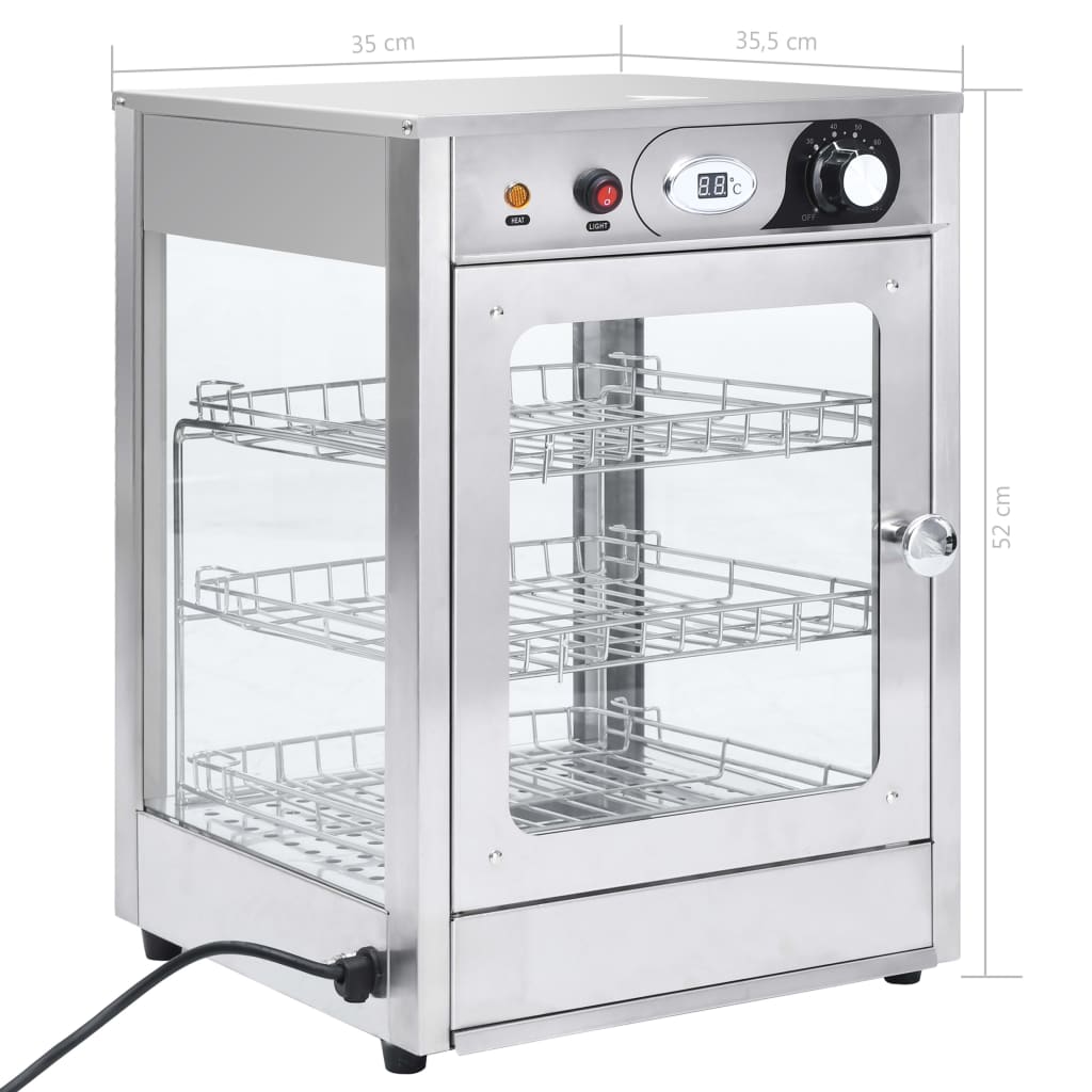 Voedselwarmer Elektrisch Gastronorm 600 W Roestvrij Staal
