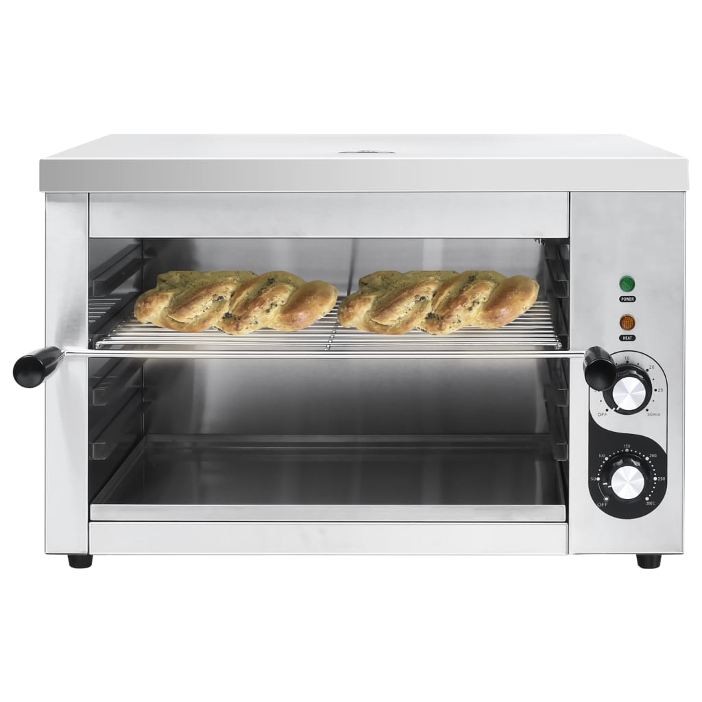 Salamandergrill Elektrisch Gastronorm 3000 W Roestvrij Staal