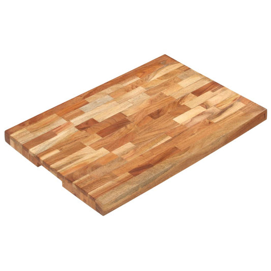 Hakblok 60X40X4 Cm Massief Acaciahout
