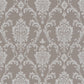 2 St Vliesbehangrollen Ornament Druk 0,53X10 M Taupe