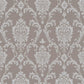 4 St Vliesbehangrollen Ornament Druk 0,53X10 M Taupe