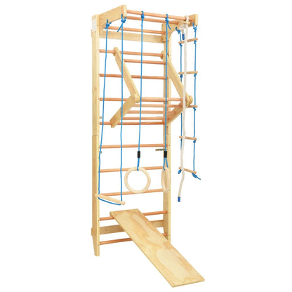 Binnenklimset Met Ladders En Ringen Hout