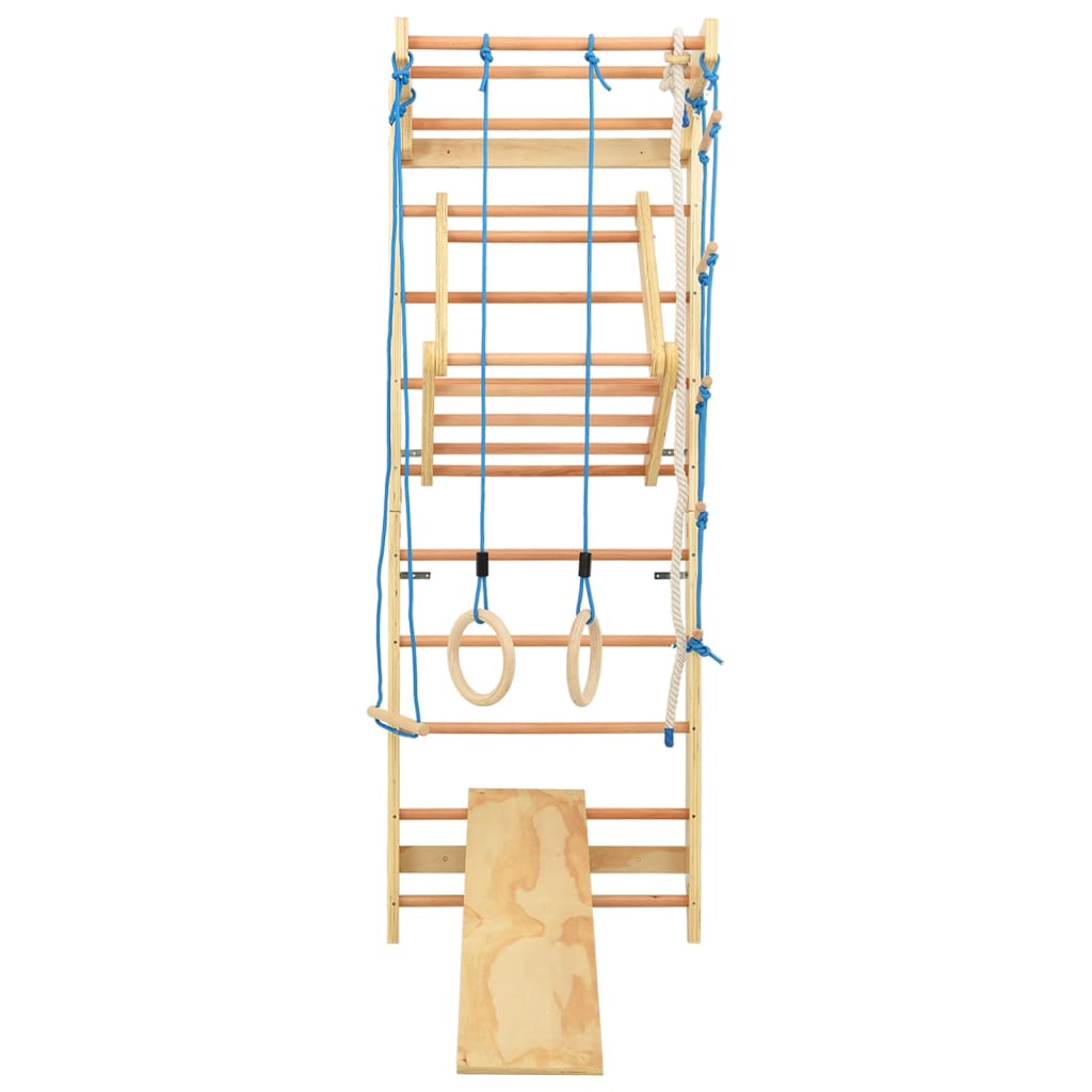 Binnenklimset Met Ladders En Ringen Hout