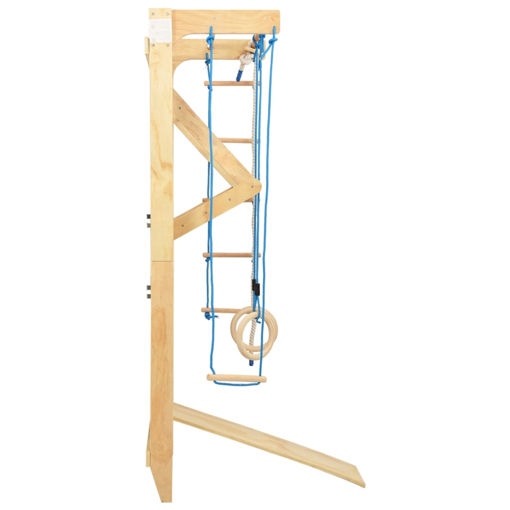 Binnenklimset Met Ladders En Ringen Hout