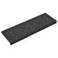 Trapmatten 15 St 65X25 Cm Naaldvilt Grijs