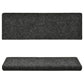 Trapmatten 15 St 65X25 Cm Naaldvilt Grijs