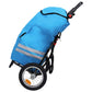 Fietskar Inklapbaar Met Boodschappentas Blauw En Zwart