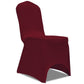 Stoelhoezen Stretch 24 St Bordeauxrood