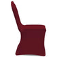 Stoelhoezen Stretch 24 St Bordeauxrood