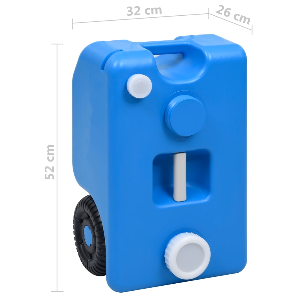 Watertank Op Wielen 25 L Blauw