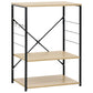 Magnetronkast 60X39,6X79,5 Cm Spaanplaat Zwart En Eikenkleurig