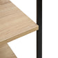 Magnetronkast 60X39,6X79,5 Cm Spaanplaat Zwart En Eikenkleurig