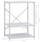 Magnetronkast 60X39,6X79,5 Cm Spaanplaat Wit