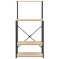 Magnetronkast 60X39,6X123 Cm Spaanplaat Zwart En Eikenkleurig