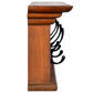 Wandkapstok 70X10X20 Cm Massief Teakhout