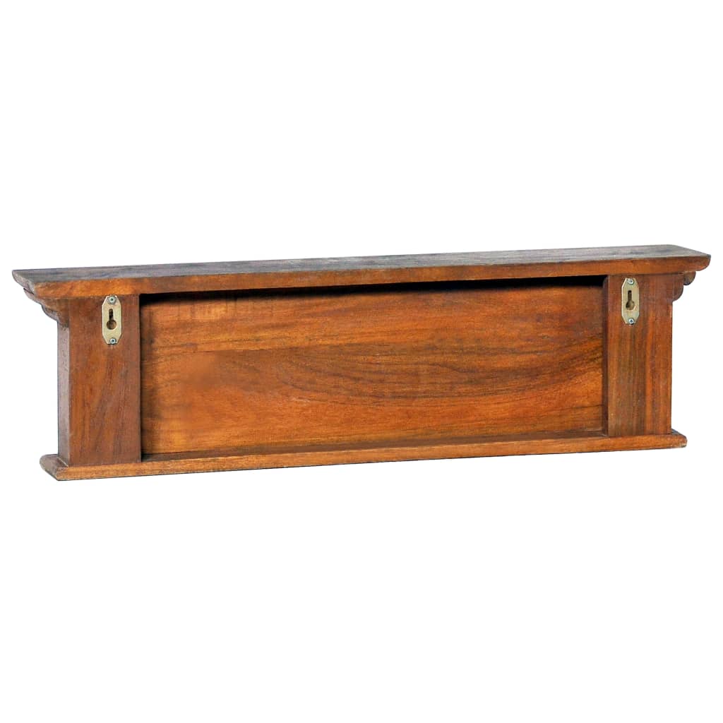 Wandkapstok 70X10X20 Cm Massief Teakhout