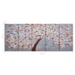 Wandprintset Bloeiende Boom 200X80 Cm Canvas Meerkleurig