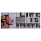 Wandprintset Wonderful 200X80 Cm Canvas Meerkleurig