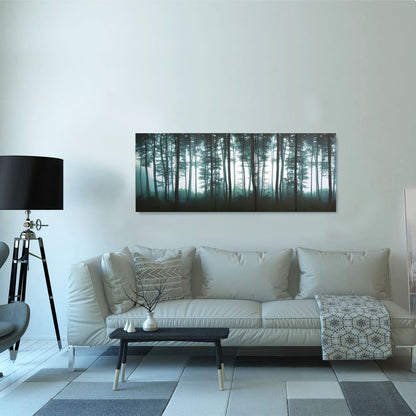 Wandprintset Bomen 150X60 Cm Canvas Meerkleurig