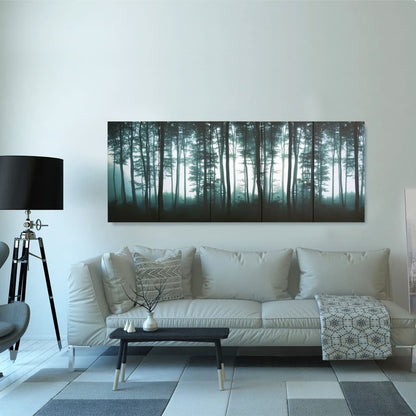 Wandprintset Bomen 200X80 Cm Canvas Meerkleurig
