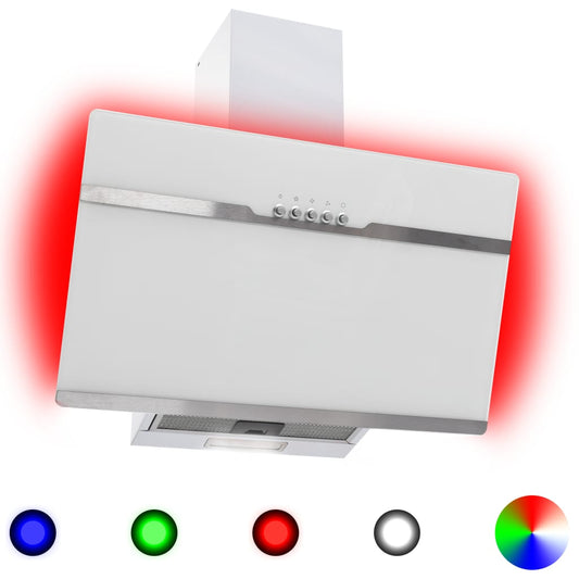 Afzuigkap Rgb-Led 60 Cm Roestvrij Staal En Gehard Glas
