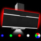 Afzuigkap Rgb-Led 90 Cm Roestvrij Staal En Gehard Glas