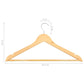100-Delige Kledinghangerset Anti-Slip Hardhout