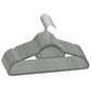 20-Delige Kledinghangerset Anti-Slip Fluweel Grijs