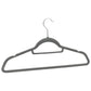20-Delige Kledinghangerset Anti-Slip Fluweel Grijs
