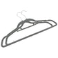 100-Delige Kledinghangerset Anti-Slip Fluweel Grijs