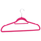 100-Delige Kledinghangerset Anti-Slip Fluweel Roze