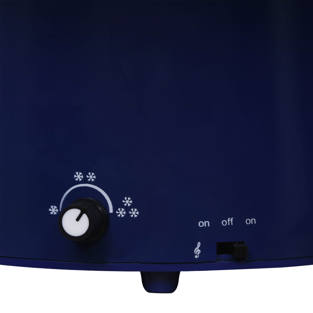 Kerstboom Sneeuwend Met Paraplubasis 75 Cm Pvc Blauw