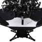 Kerstboom Sneeuwend Met Paraplubasis 140 Cm Pvc Zwart