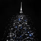 Kerstboom Sneeuwend Met Paraplubasis 190 Cm Pvc Zwart