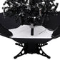 Kerstboom Sneeuwend Met Paraplubasis 190 Cm Pvc Zwart