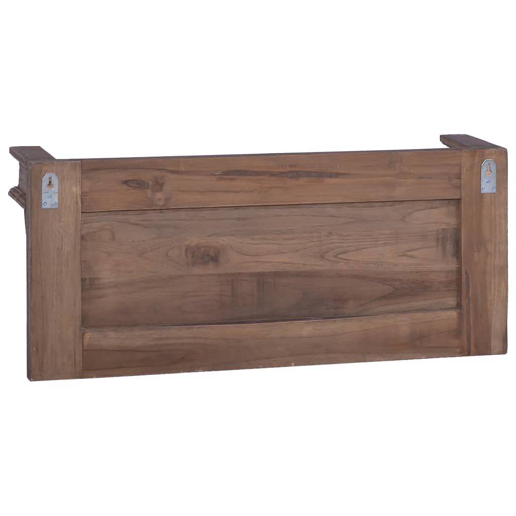 Wandkapstok 80X17X35 Cm Massief Teakhout
