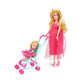 Lauren Deluxe Tienerpop Zwanger + Accessoires En Buggy