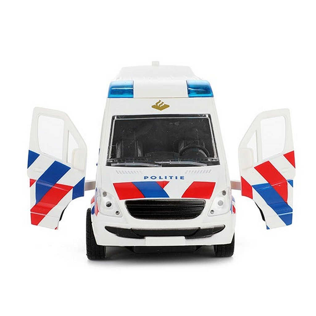 Toi-Toys Cars &amp; Trucks Politiebus + Licht En Geluid