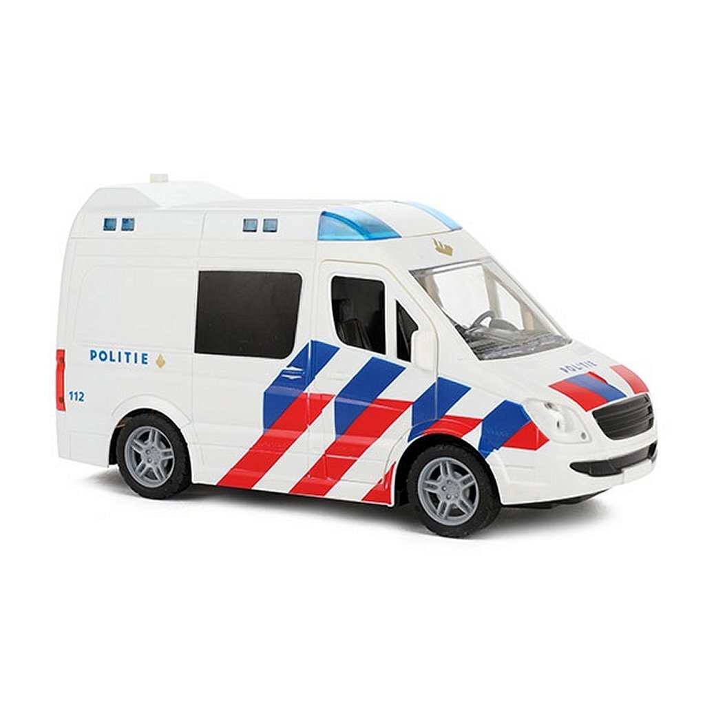 Toi-Toys Cars &amp; Trucks Politiebus + Licht En Geluid