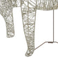 Buitenkerstversiering Rendieren En Slee 60 Led's Goudkleurig
