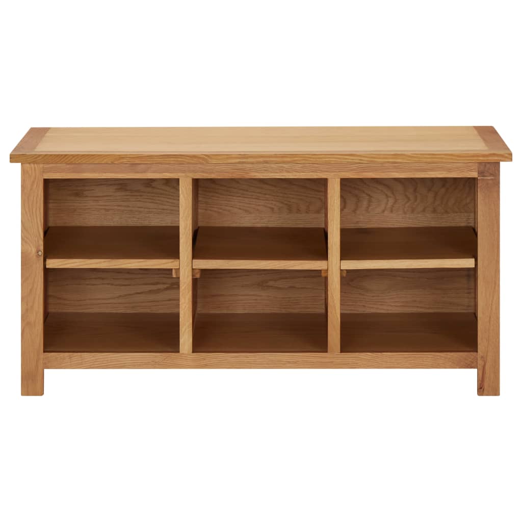 Schoenenrek 90X37X45 Cm Massief Eikenhout