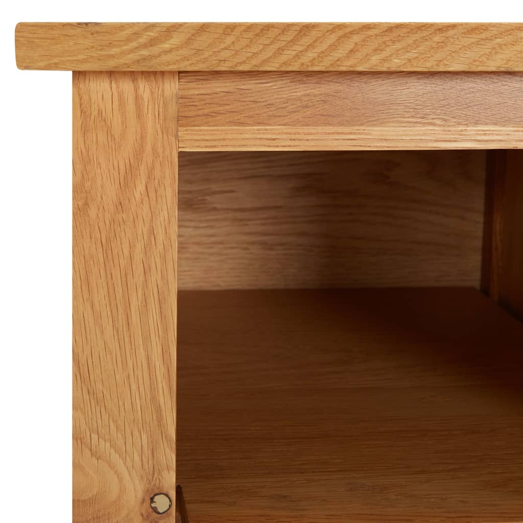 Schoenenrek 90X37X45 Cm Massief Eikenhout