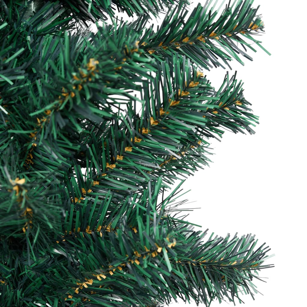 Kunstkerstboom Met Standaard Smal 210 Cm Pvc Groen