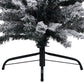 Kunstkerstboom Met Sneeuw Smal 150 Cm Pvc Groen
